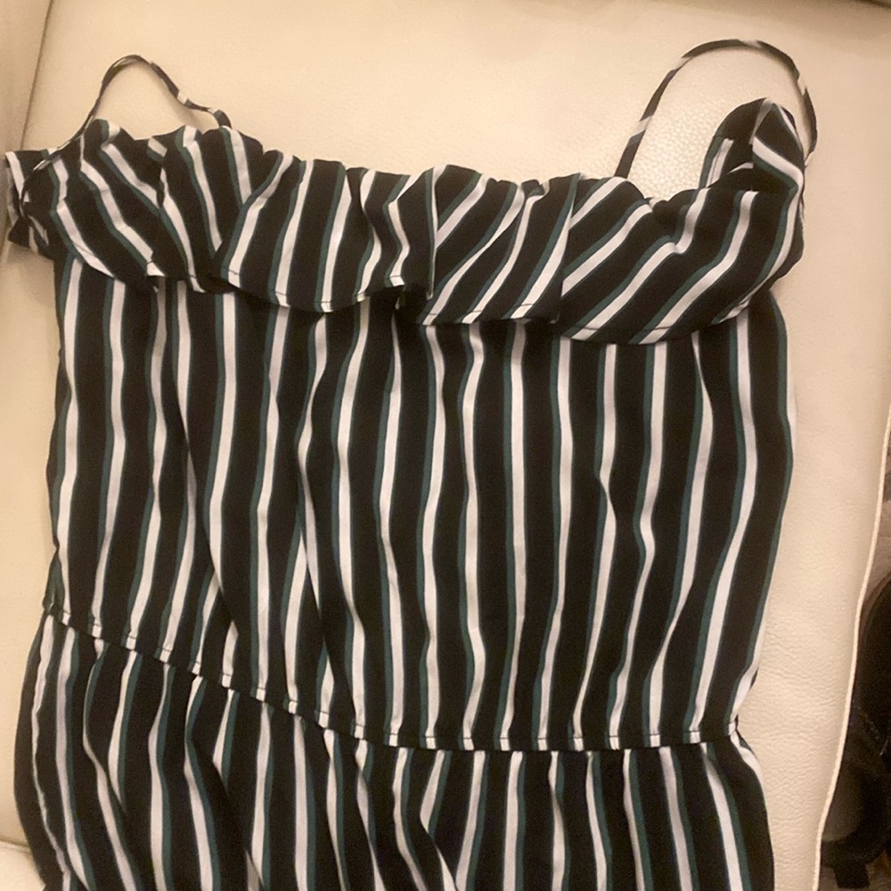 Striped jumpsuit